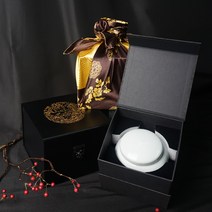 국내산 자연꿀 야생화꿀 도자기 선물세트 고급박스 1.2kg, 흑운학/청 보자기
