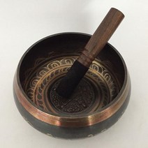 싱잉볼 네팔 티베트어 소리 그릇 7 사이즈 말레이시아 불교 요가 명상 풍수, 15cm