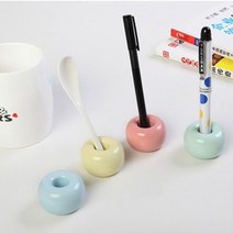 귀요미 도자기 칫솔 거치대 홀더, 민트