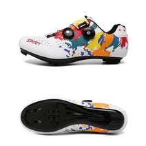 평로라 자전거 로라 롤러 트레이너 사이클링 운동화 Mtb 신발 속도 여자로드 남자 마운틴 클리트 실내 전문, 없음, 011 Road White+42