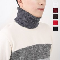 [인콘트로] 극세사 남녀 공용 수면 슬림 넥워머 (INC173), 브라운(6번)