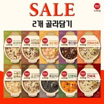 비비고 햇반 소프트밀 죽 10종 전복죽 통단팥죽 단호박죽 소고기죽 용기 280g 2개 골라담기, 통단팥죽280g 1개, 전복죽280g 1개, 1개