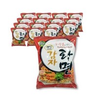 베지테리언 비건을 위한 채식라면 우리밀채식감자라면(얼큰) 16봉(1박스), 1