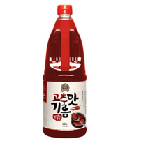 덕화푸드 고추맛 기름, 1.8L, 3개