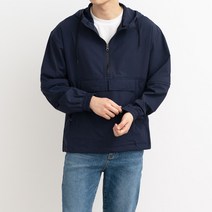 스타일에스 남자 빅사이즈 스판 긴팔 반팔 투웨이 후드 집업 아노락 봄 가을 티셔츠