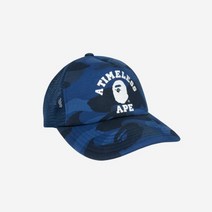 베이프 x JJJ자운드 컬러 카모 컬리지 메쉬 캡 네이비 BAPE x JJJJound Color Camo College Mesh Cap Navy