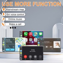 카플레이 동글 Vrriis 3.1 업그레이드 무선 카플레이 Cplay2air 애플 어댑터 동글 아우디 A3 A4 A5 A6 A7 Q, 15 e-tron Sportback