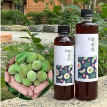 개복숭아즙 개복숭아원액 무농약 개복숭아효소 500ml, 1개, 기본