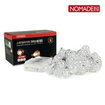 캠핑용품 스트링라이트 크리스탈 6M 40LED 알전구