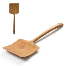 홈트리 조리도구 티크 나무 뒤집개(대) 나무뒤집개