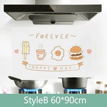 온장고 음료온장고30x90cm 내열성 방수 및 캐비닛 스티커 1 장, 04 B60