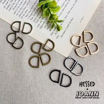 헤세드 국내제작)15mm 납작디링 금속부자재 (4개), 골드