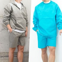 남자 아노락 맨투맨 바람막이 하프팬츠세트 6컬러모음