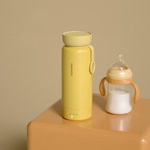 전기포트 드립 주전자 대우 D8 휴대용 미니 전기 주전자 300ml 온도 조절 물 보일러 병 여행 자동차 출장, 02 YELLOW