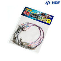HDF 삼색 가지 채비 4개입 쭈꾸미 갑오징어 가지줄 쭈갑채비