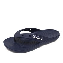 크록스 크록스 남성 클래식 플립 슬리퍼 쪼리 네이비 207713-410