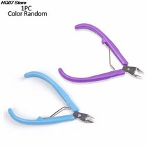 크리펙스 스냅링 바이스 롱노즈 락킹 플라이어1PC DIY 대각선 펜치 와이어 사이드 플러시 커터 전기 가위, 01 Random Color