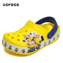 크록스 키즈 펀랩 미니언즈 멀티 클로그 주니어 아동 슬리퍼 샌들 205512-730