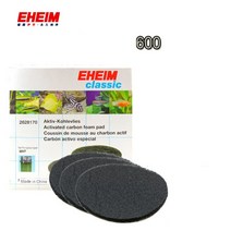 수족관여과 EHEIM-클래식 필터 배럴 면 고급 화이트 코튼 블랙 생화학 250/350/600, 09 Carbon 600