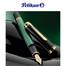 펠리칸 Souveran M800 만년필 24K 그린 스트라이프 EF촉