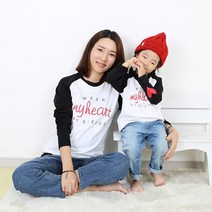 코코바닐라 긴팔 마이하트 가족티