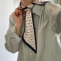 서클 쁘띠 여성 미니 백참 사각 스카프