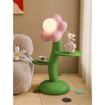 침실 사이드 테이블 특이한 협탁 거실 장식 꽃모양, 튤립 사이드 테이블-핑크