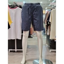 [톰스토리] [W몰 ] 슬럽 스트라이프 밴딩 4부 반바지 T193M3202Q 27C7