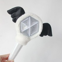 엑소 EXO 포카 포토카드 굿즈 라이트스틱용 Kpop 램프 커버 장식용 봉제 보호 커버 엑소 EXO 포카 포토카드 굿즈 라이트 스틱 1 개, 23