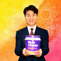 황소표 오일스테인 골드 4리터, HP-014(화이트), 1개