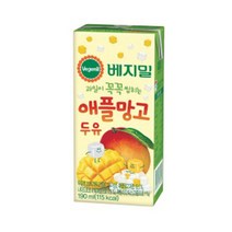 베지밀 애플망고두유 190ml x 64팩 2147510, 베지밀 애플망고두유 190ml x 64, 64개