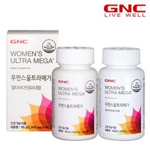 지앤씨 GNC 우먼스울트라메가 멀티비타민 앤 미네랄90정 45일분x2병_5076 198083