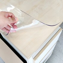 실리콘식탁매트 방수 식탁매트 투명매트 테이블매트 식탁깔개, 두께2mm 60cm × 100cm