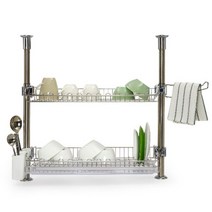 아이넥스 뮤즈 더블원터치 기둥 2단 싱크선반 600R