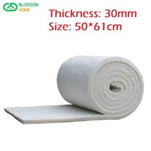 난로부품 알루미늄 규산염 고온 절연 세라믹 섬유 담요 직물 산업 diy 재료 세라믹, 두께 30mm