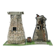 크래커플러스 3D 입체퍼즐 54종 선택구매 문화유산 과학유산 세계의 건축물, (과학)/05_첨성대, 1개