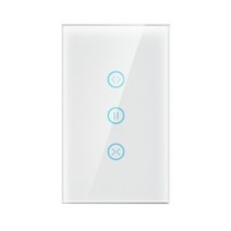 스마트 IoT 전동커튼 자동커튼 와이파이 스마트 커튼 스위치 타이머 블라인드 시계 셔터 관형 모터 롤러 알, 01 US WHITE