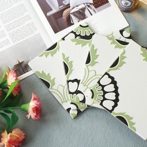 북유럽자기질패턴 핑그린 타일 200mmX200mm, 25장, 2X2096