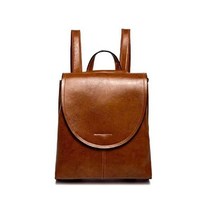 포멀 핸드백 SDFGH 천연가죽 여성 배낭 냅색 숄더 크로스 바디백 오일왁스 데이 팩 백팩 Color A Size One size