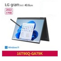 LG전자 2022 그램 360 16, 16T90Q-GA79K, 512GB, 코어i7, 옵시디안 블랙, 16GB, WIN11 Home