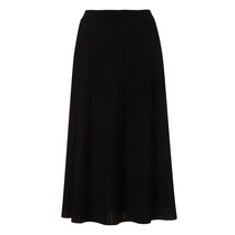 [LF] 헤지스레이디스 21SS 헤지스 여성 HSSK1B023BK 블랙 허리밴딩 플리츠 니트 스커트