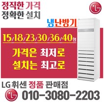 LG 휘센 냉난방기 냉온풍기 스탠드 15형 18형 23형 31형 40형 인버터 절전형 업소용, PW0723R2SF 18평 (220v)
