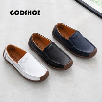 갓슈 여성용 롤리 가죽 수제 로퍼