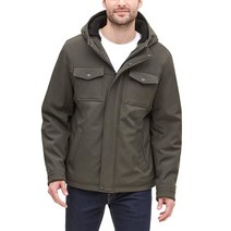 다커스 남성 빅 톨 북극 천 셰르파 스톰 재킷 헤더 그레이 소프트 쉘, XX-Large Tall, Olive Soft Shell