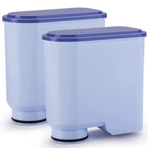 AquaClean Saeco CA6903/10/22/00/47/01 활성탄 유연제 워터 필터 석회질과 호환되는 2Pcs 커피, 01 라이트 그레이