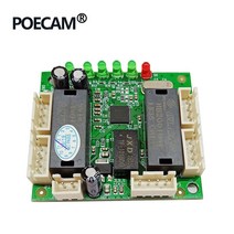 이더넷 스위치 5 포트 핀 헤드 PCBA 보드 제조업체 Oem ODM 미니 고속 모듈 100Mbps 허브 수락