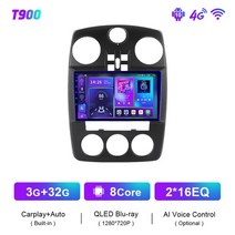 블루레이플레이어 재생기 EKIY-T900 8 첫번째28G 오토라디오 안드로이드 첫번째0 크라이슬러 PT 크루저 2007-2009 년식 카 라디오용 블루레이 첫번째280x720P 네, [05] T900 3G 32G