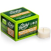 Murphy s Naturals 모기 퇴치 캔들 DEET FREE, 12팩