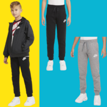 나이키 키즈 주니어 조거 기모 팬츠 아동 바지