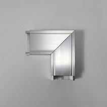 대한몰드 알루미늄 덕트 AL닥트 70x40 엘보 수평 ㄱ자 엘보 케이블 보호관, 1개